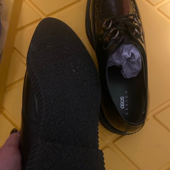 ASOS Black Men's Oxford Shoes - Picture 3 of 4